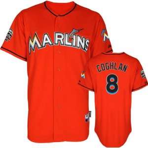  Chris Coghlan Jersey Miami Marlins #8 Alternate Firebrick 