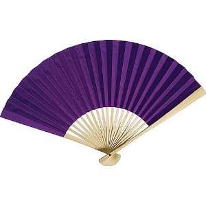  Plum Purple Paper Hand Fan