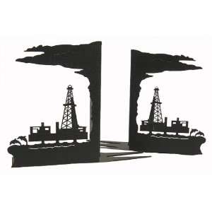 OFFSHORE Oil Rig BOOK ENDS 