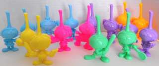 Lot of 16 One Color Snorks Plastic Figurines RARE HTF  