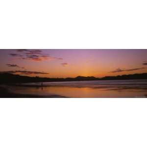 Silhouette of a Person on the Beach, Samara Beach, Guanacaste Province 