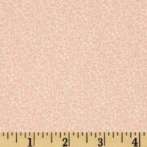 44 Wide Sophie And Friends Ditzy Vines Natural/Pink Fabric By The 