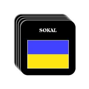  Ukraine   SOKAL Set of 4 Mini Mousepad Coasters 