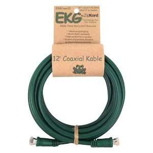 Ekg Coaxial Rg6 Cable Green 12ft Electronics