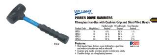 Williams Power Wrench Drive Hammer, 4 Lb USA HPD 4 Shot Loaded 