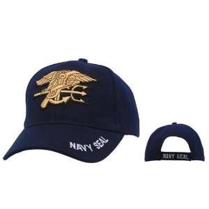  Navy Seal Cap, Navy Blue Military Hat with Raised 