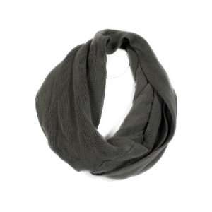  Soft Gray Circle Loop Fabric Infinity Scarf Everything 