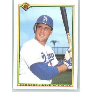  1990 Bowman #89 Mike Scioscia   Los Angeles Dodgers 