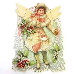 Punch Studio Christmas Greeting Cards Late Victorian Art Nouveau Angel 