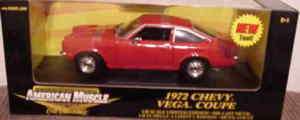 ERTL 118 1972 Chevy VEGA coupe RED  