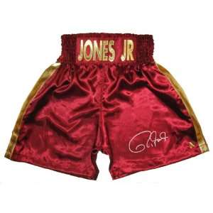 Roy Jones Jr. Signed Boxing Trunks   Autographed Boxing Robes and 