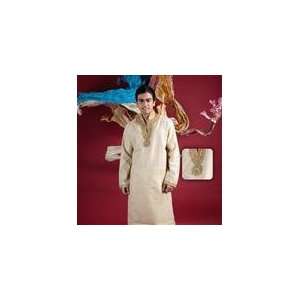  Beige Jacquard Kurta Churidar Arts, Crafts & Sewing