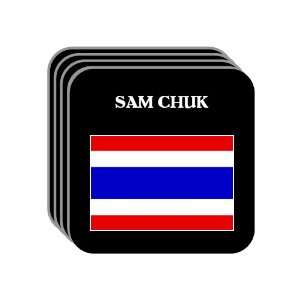  Thailand   SAM CHUK Set of 4 Mini Mousepad Coasters 