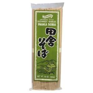 Shirakiku   Inaka Soba Buckwheat Noodles 16 Oz.  Grocery 