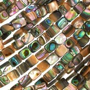  10mm Abalone Rectangle Beads Strand Arts, Crafts & Sewing
