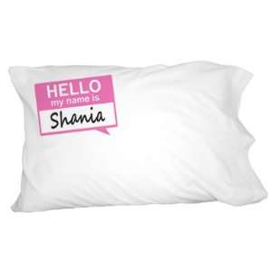  Shania Hello My Name Is Novelty Bedding Pillowcase Pillow 