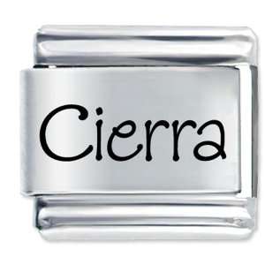  Pugster Name Cierra Italian Charm Pugster Jewelry