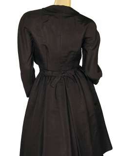 Vintage Black Cocktail Dress W/Jacket Branell 1950’S  