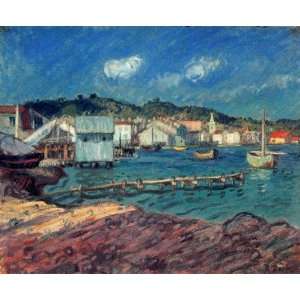   Raoul Dufy   24 x 20 inches   The port of Martigues