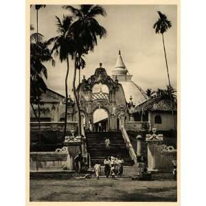  1929 Buddhist Monastery Sri Lanka Colombo Temple Port 