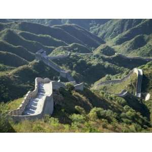  Great Wall of China Snaking Through the Hills, UNESCO 