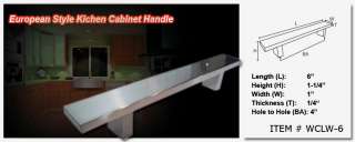 Stainless Steel Finish Kitchen Cabinet Pull Handle  