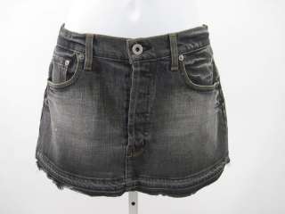 CHIP & PEPPER Dark Faded Denim Jean Mini Skirt Size 28  