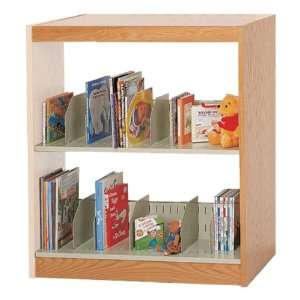   Wood / Steel Picture Book Shelving Adder Unit 42 H