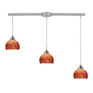   Cira Three Light Linear Pendant Ceiling Fixture from the Cira Coll