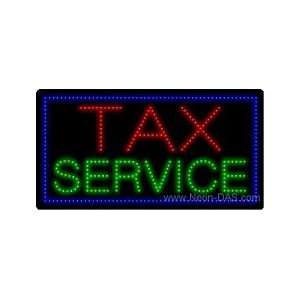  Tax Service LED Sign 17 x 32