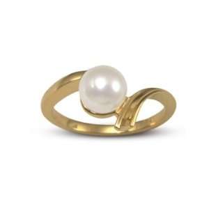  Circling Japanese Akoya Cultured Pearl Ring American 