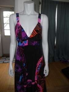 TIBI of NY Ipanema Silk Printed Maxi Long Dress 8 US  
