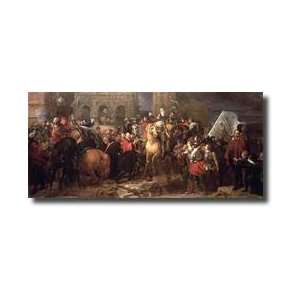 Entry Of Henri Iv Into Paris 22nd March 1594 painted In 1817 Giclee 
