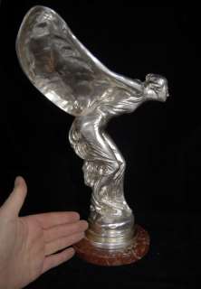 Charles Skyes Flying Lady Bronze Silver Spirit Ecstacy  
