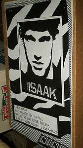 Chris Isaak Original Gig Poster Club Nine San Francisco 1987  
