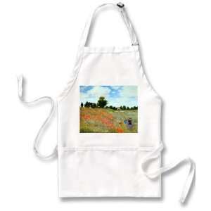  Poppies By Claude Monet Apron 