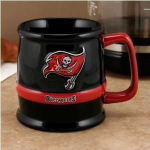 Tampa Bay Buccaneers Black Barrel Mug 