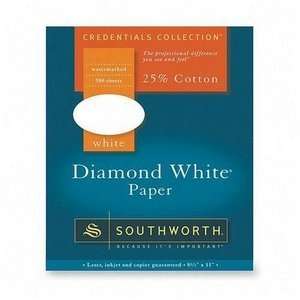  Southworth Company, Agawam, MA Southworth Diamond White 