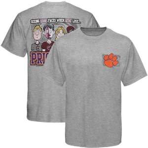  NCAA Clemson Tigers Ash Priceless T shirt Sports 