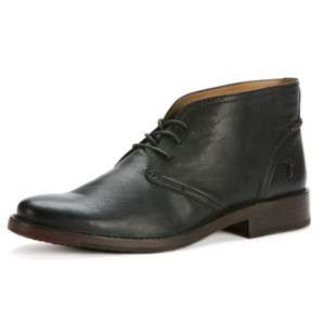 Mens Frye Boots Oliver Lace Up Chukka Black 87820 BLK  