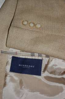 NR Burberrys Cheap Men Wool Jacket Suit 40R Golden Cream  