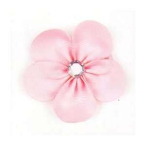  Grosgrain Flower Clip, Hot Pink, N/A 