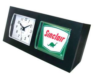 Sinclair Gas Oil Dino sleek table desk clock  