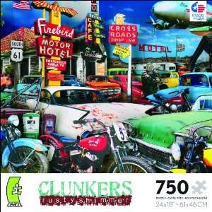  Clunkers Rusty Shimmer Absolute Americana 750 Piece Jigsaw 