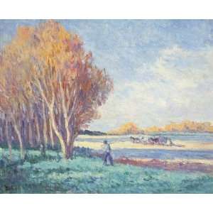  Hand Made Oil Reproduction   Maximilien Luce   32 x 26 