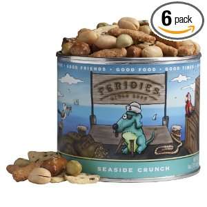 Feridies Seaside Crunch Snack Mix   Fun, 8 Ounce (Pack of 6)  