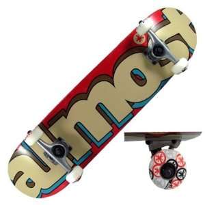   TT 7.6 Red Tan Complete Skateboard 
