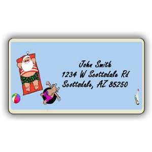  Pool Santa Address Label