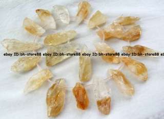 16x25mm rough Natural Citrine baroque Beads 16  