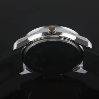 Noble Type Chic Black Silicone Sports Quartz Watch NI18  